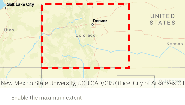 Image of set max extent