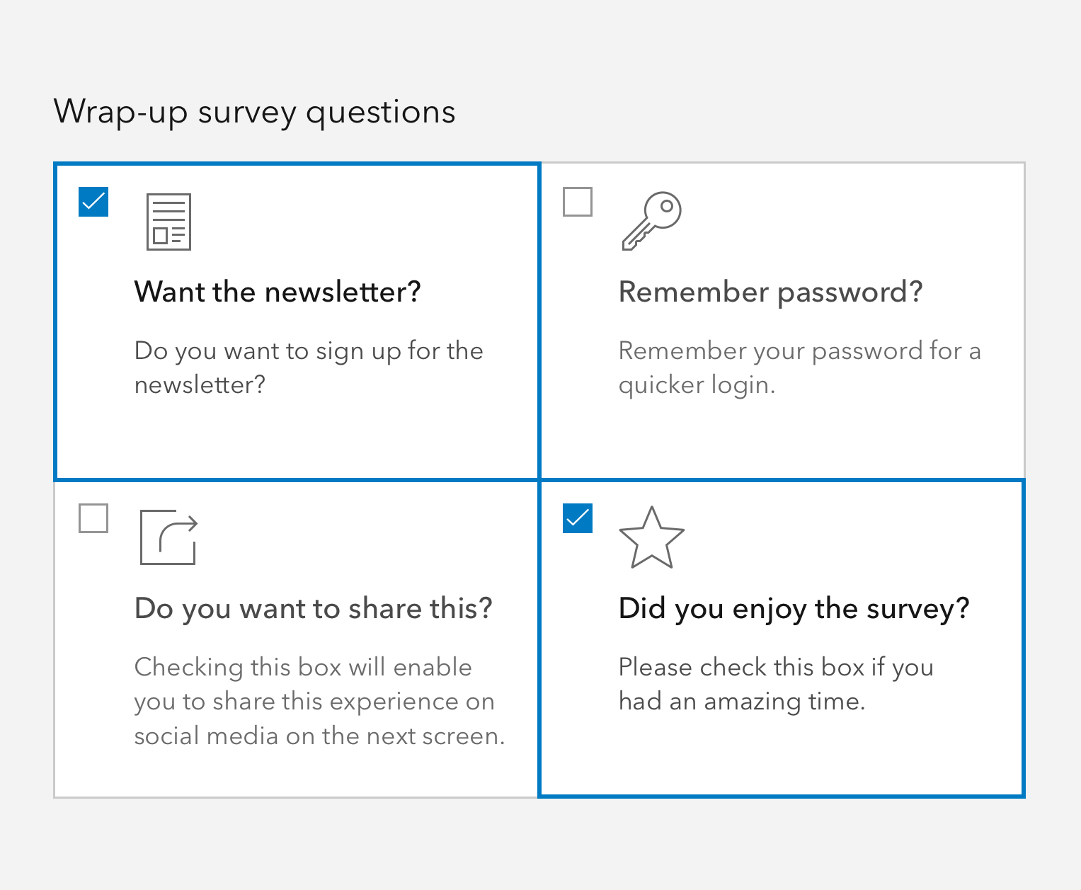 Avoid Tile Select Check