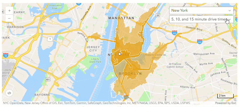 Service areas