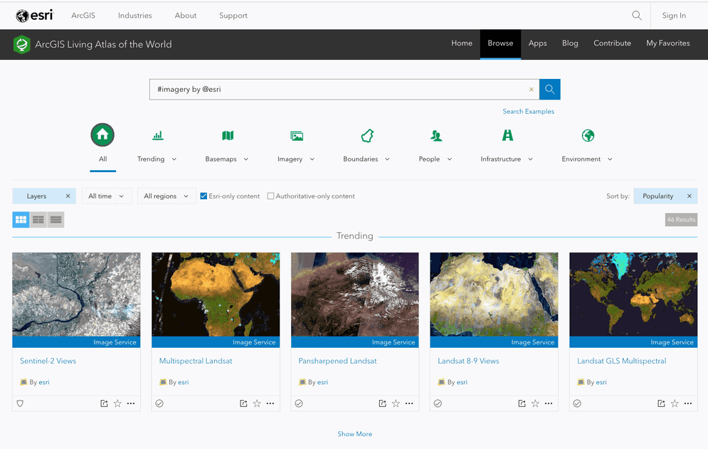 ArcGIS Living Atlas