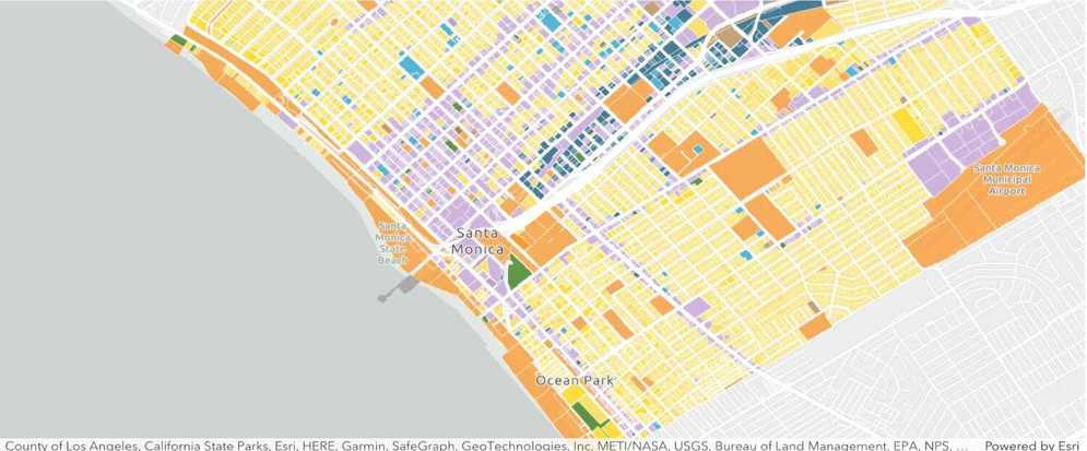 Santa monica parcels feature layer