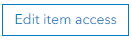 Edit item access