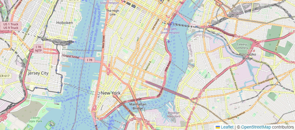 A mapping application that performs reverse geocoding to match coordinates to addresses