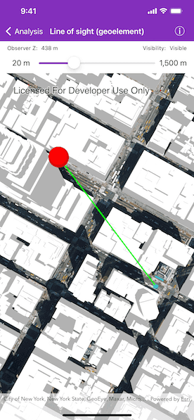 Line of sight (geoelement)