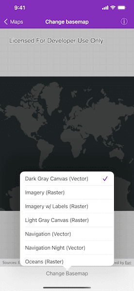 Image of change basemap