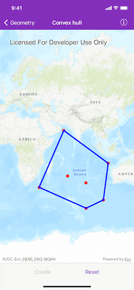 Create a convex hull