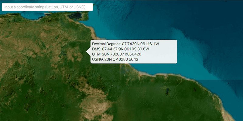 Image of format coordinates