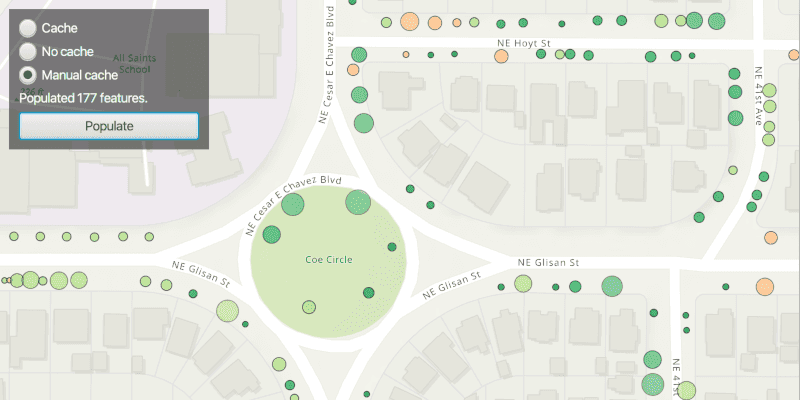 Toggle between feature request modes