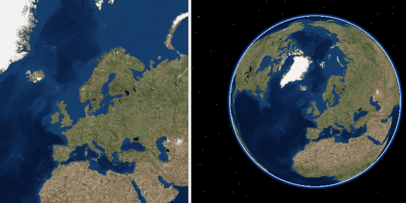 Image of sync map and scene viewpoints