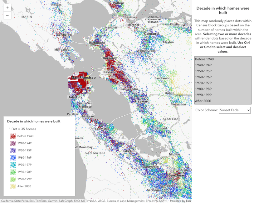 Image preview of related sample Generate a dot density visualization