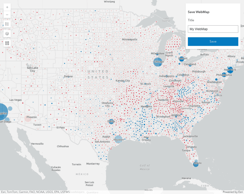 Save a web map