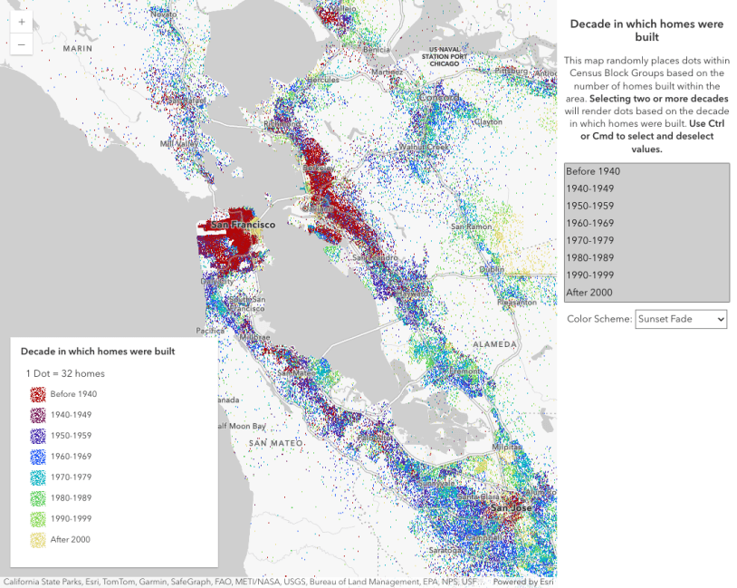 Image preview of related sample Generate a dot density visualization