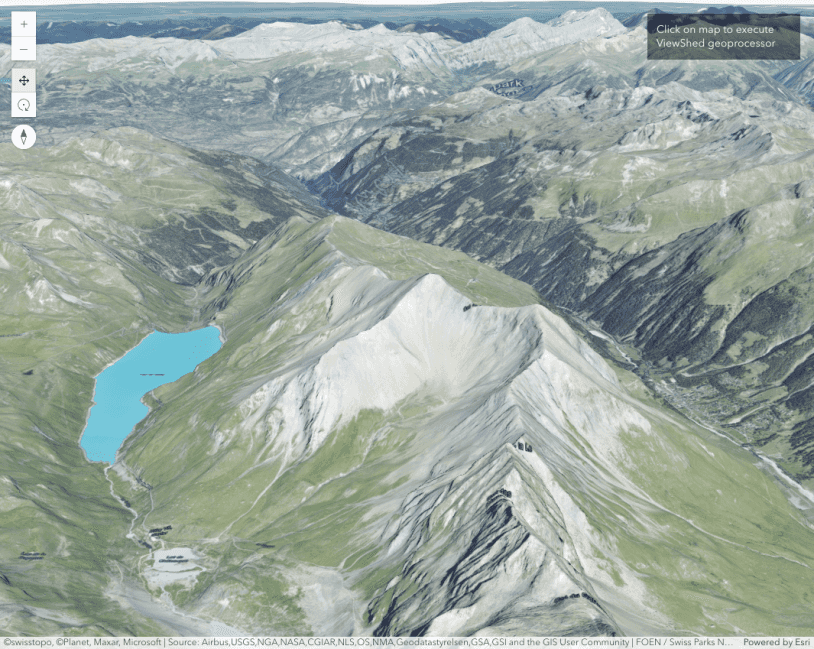 Geoprocessing - viewshed analysis