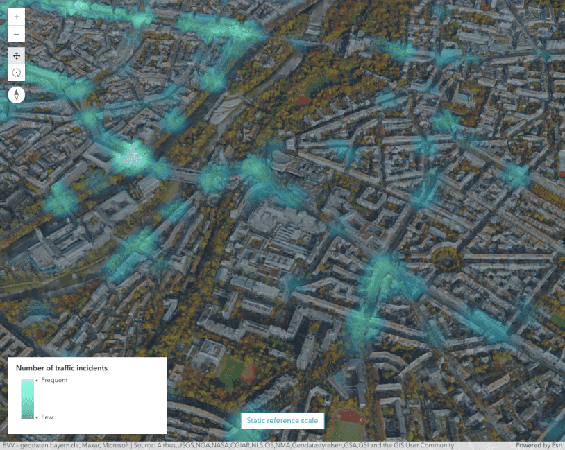 Image preview of related sample Visualize points in a scene with a heatmap