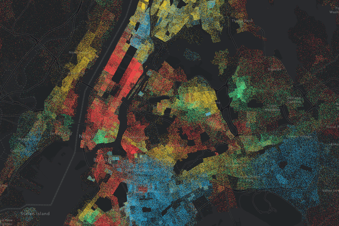 Population Density by Race in the United States