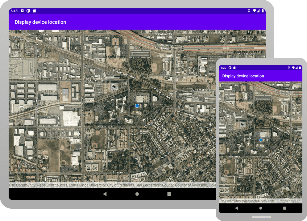 display device location