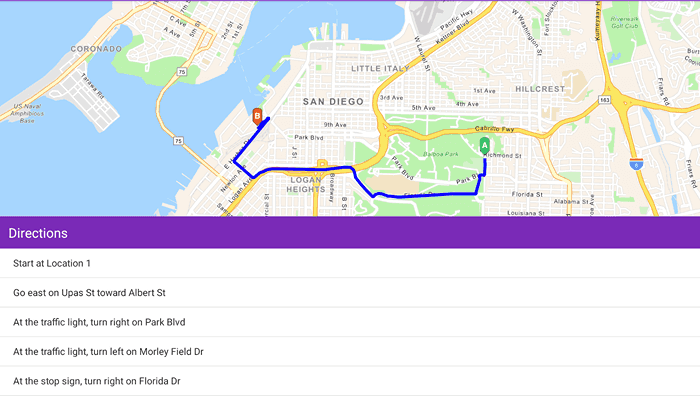 Image of find route