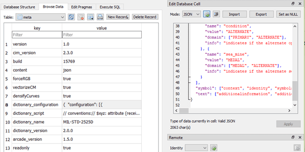 The meta table in the style file contains the dictionary configuration and script.