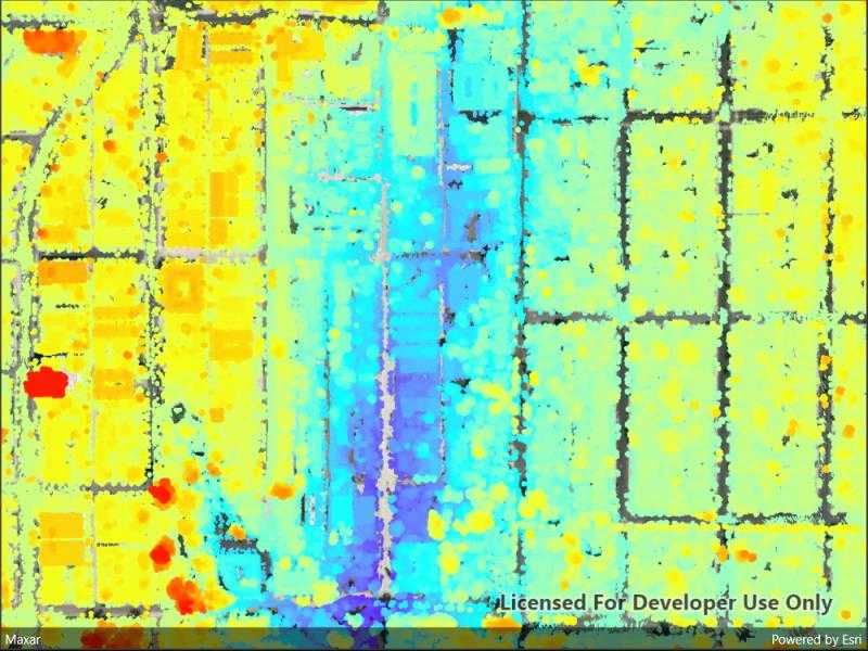 Image of view point cloud data offline