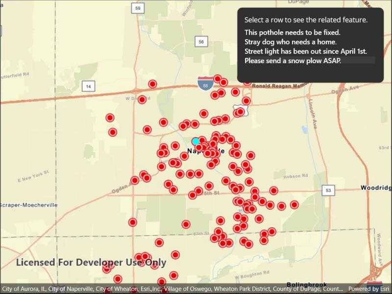 Image of map image layer tables