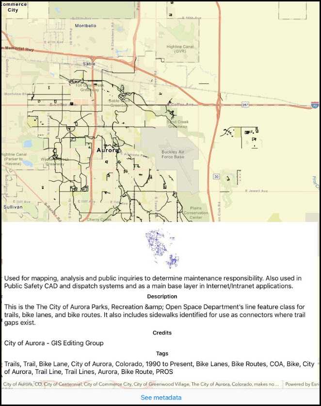 Image of read shapefile metadata