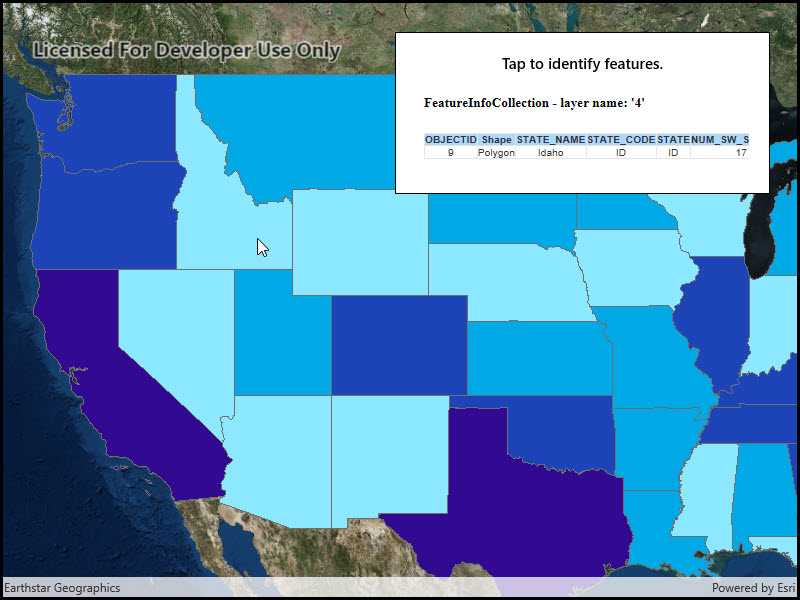 Image of identify WFS features