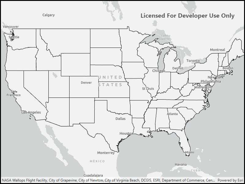 Image of local server map image layer