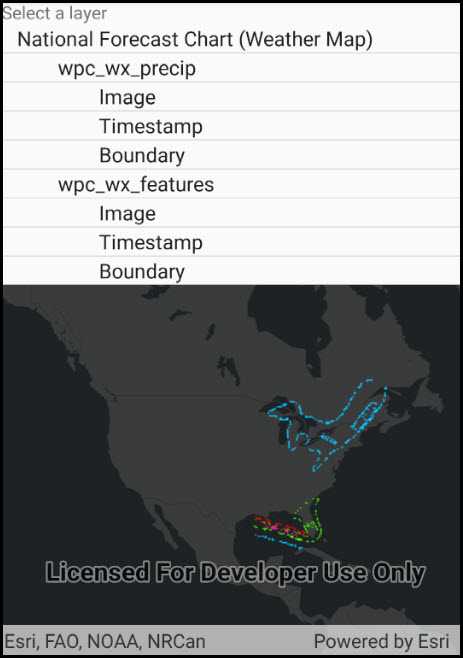 Image of WMS service catalog