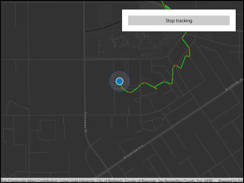 Image of show location history