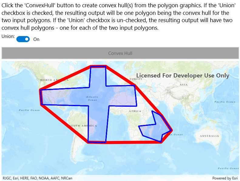 Image of convex hull list