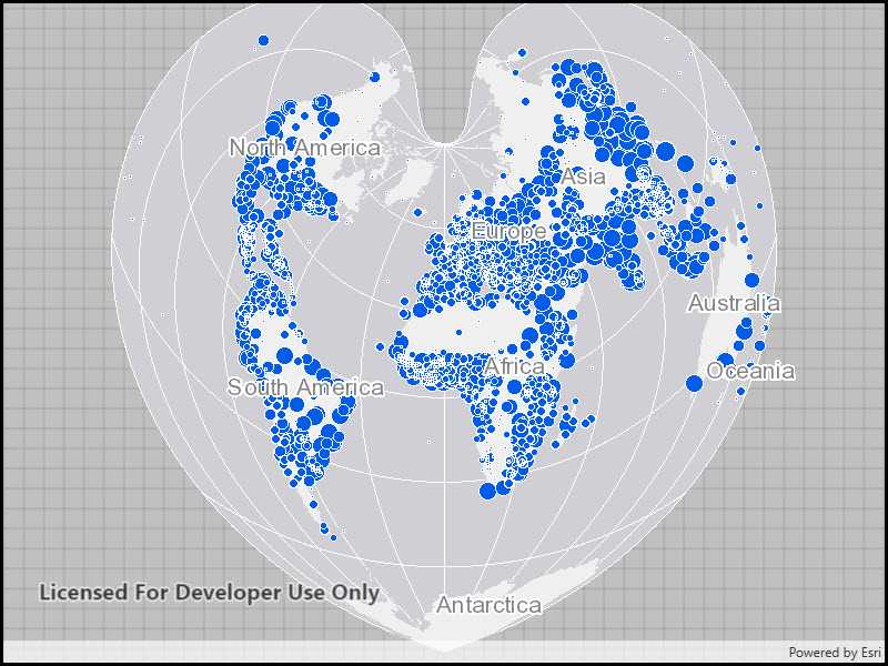 Image of map spatial reference