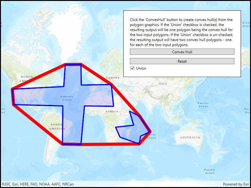 Image of convex hull list