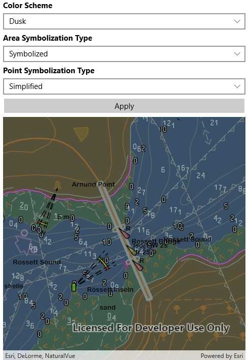 Image of change ENC display settings app