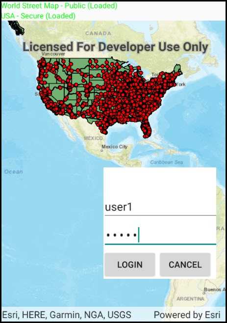 Image of ArcGIS token challenge