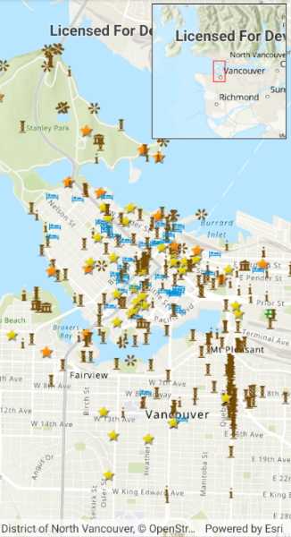 Image of display overview map