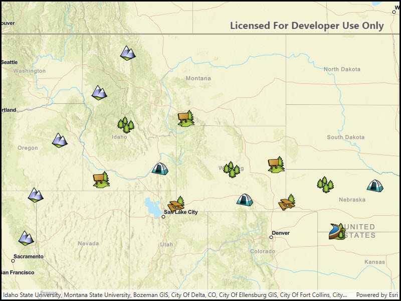 Image of local server feature layer