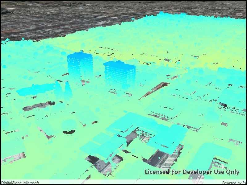 Image of view point cloud data offline