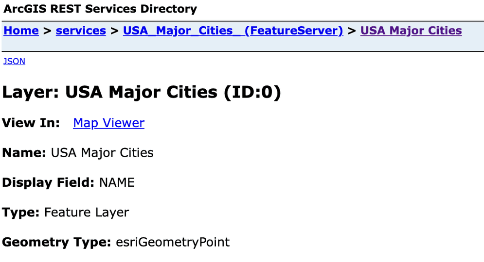 usa cities layer