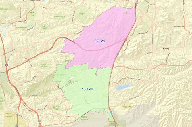 Two ZIP codes returned