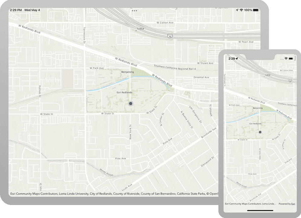 display device location