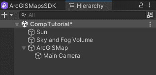 ArcGISMap camera object